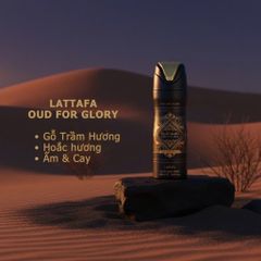 Xịt Thơm Body Lattafa 200ml - Shahd, Oud For Glory, Sublime - Hương Trung Đông Sang Trọng, Khử Mùi Suốt Ngày