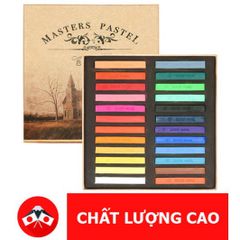 Bộ 24 Màu Phấn Tiên Master Pastel - Dùng Tô Màu Hoa Đất, Làm Tượng Chibi, Trang Điểm Búp Bê và Nhuộm Tóc An Toàn cho Trẻ Em