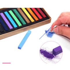 Bộ 24 Màu Phấn Tiên Master Pastel - Dùng Tô Màu Hoa Đất, Làm Tượng Chibi, Trang Điểm Búp Bê và Nhuộm Tóc An Toàn cho Trẻ Em
