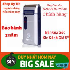 Máy Cạo Râu Yandou SC W301U - Nhỏ Gọn, Siêu Bền, Chính Hãng, Bảo Hành 36 Tháng - Phụ Kiện Chăm Sóc Nam Giovani