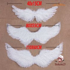 Bộ Cánh Thiên Thần Trắng Cho Bé - Trang Phục Chụp Ảnh Đáng Yêu, Cosplay Thiên Thần, Chất Liệu Lông Mịn, Bền Đẹp