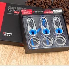 Móc Khóa Inox Cao Cấp OMUDA - Phụ Kiện Thời Trang Nam Sang Trọng, Chống Gỉ Sét, Hộp Quà Tặng Sang Trọng