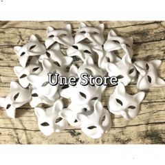 Mặt Nạ Cáo Trơn DIY - Phụ Kiện Trang Trí Hóa Trang Cosplay Halloween - Sáng Tạo Chiếc Mặt Nạ Của Bạn