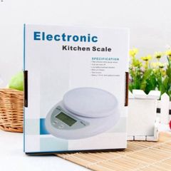 Cân Điện Tử Mini Có Tô 5kg - Cân Nhà Bếp Tiện Lợi, Độ Chính Xác Cao, Thiết Kế Đẹp, Phù Hợp Làm Bánh, Rau, Củ Quả