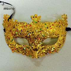 Mặt nạ hóa trang sang trọng cho nữ - Phụ kiện tiệc Halloween, lễ hội, masquerade, chất lượng cao, thiết kế lấp lánh
