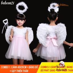Cánh Thiên Thần Hóa Trang Halloween Cổ Tích - Lông Vũ Trắng Đẹp Dành Cho Người Lớn, Hoàn Hảo Cho Tiệc Tùng và Cosplay