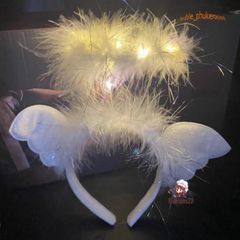 Cánh Thiên Thần Hóa Trang Halloween Cổ Tích - Lông Vũ Trắng Đẹp Dành Cho Người Lớn, Hoàn Hảo Cho Tiệc Tùng và Cosplay