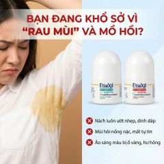 Lăn Khử Mùi Etiaxil 15ml - Dành Cho Da Nhạy Cảm, Kiểm Soát Mồ Hôi & Mùi Cơ Thể Lâu Dài, Không Mùi, Không Gây Nhờn