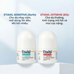 Lăn Khử Mùi Etiaxil 15ml - Dành Cho Da Nhạy Cảm, Kiểm Soát Mồ Hôi & Mùi Cơ Thể Lâu Dài, Không Mùi, Không Gây Nhờn
