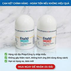 Lăn Khử Mùi Etiaxil 15ml - Dành Cho Da Nhạy Cảm, Kiểm Soát Mồ Hôi & Mùi Cơ Thể Lâu Dài, Không Mùi, Không Gây Nhờn