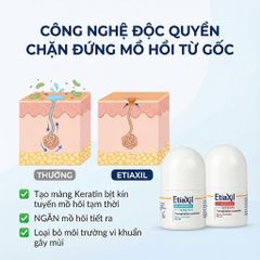 Lăn Khử Mùi Etiaxil 15ml - Dành Cho Da Nhạy Cảm, Kiểm Soát Mồ Hôi & Mùi Cơ Thể Lâu Dài, Không Mùi, Không Gây Nhờn