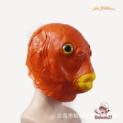 Mặt Nạ Halloween Hình Đầu Cá Màu Xanh Dương Tweehuj - Đồ Trang Trí Tiệc Ấn Tượng và Hài Hước cho Người Lớn và Trẻ Em