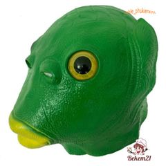 Mặt Nạ Halloween Hình Đầu Cá Màu Xanh Dương Tweehuj - Đồ Trang Trí Tiệc Ấn Tượng và Hài Hước cho Người Lớn và Trẻ Em