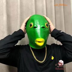 Mặt Nạ Halloween Hình Đầu Cá Màu Xanh Dương Tweehuj - Đồ Trang Trí Tiệc Ấn Tượng và Hài Hước cho Người Lớn và Trẻ Em