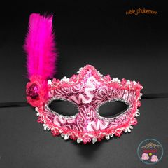 Mặt Nạ Hóa Trang Halloween Đính Lông Vũ Sang Trọng Cho Nữ - Phụ Kiện Tiệc Tùng Quyến Rũ và Bí Ẩn