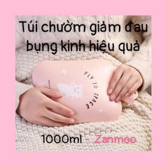 Túi Chườm Nóng Lạnh 1300ml Heo Bự Cute Zanmoo - Túi Sưởi Ấm Giảm Đau Bụng Kinh, Thiết Kế Đáng Yêu, Quà Tặng Thú Vị