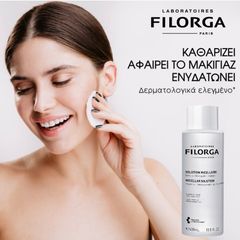 Nước Tẩy Trang Filorga Micellar Solution 400ml - Dưỡng Ẩm Chống Lão Hoá, Tẩy Trang Sạch Sâu Cho Da Nhạy Cảm, Giảm Viêm Mụn