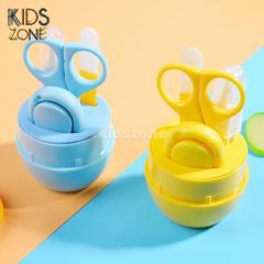 Bộ Dụng Cụ Cắt Móng Tay Cho Trẻ Em - 4 Chi Tiết Hộp Hình Thú Dễ Thương - An Toàn, Gọn Nhẹ, Thích Hợp Cho Bé Sơ Sinh