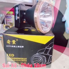 Đèn Đeo Đầu X8 Siêu Sáng Chống Nước 800w - Siêu To, Chiếu Xa 1500m với Chóa Thay Đổi - Dụng Cụ Thể Thao Ngoài Trời