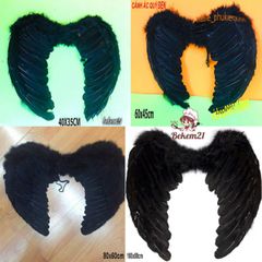 Cánh Thiên Thần & Ác Quỷ Lông Vũ Cosplay Halloween - Phụ Kiện Thời Trang Đẹp, Nhiều Size S, M, L Từ Braletteshousevn