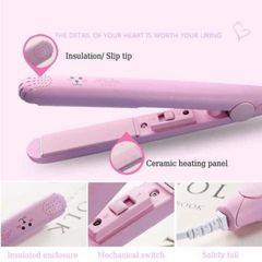 Máy Là ,Ép,Uốn ,Duỗi Tóc Mini Tiện Lợi,Nhỏ Gọn.