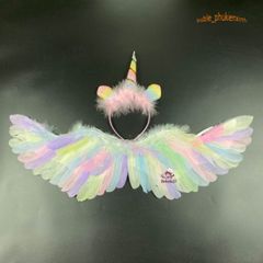 Cánh Thiên Thần Cosplay Lông Vũ - Phụ Kiện Thời Trang Tiệc Tùng Cho Người Lớn Và Trẻ Em - Cánh Tiên Độc Đáo Hấp Dẫn
