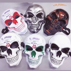Mặt Nạ Đầu Lâu Xương Vẽ Độc Đáo - Trang Trí BarberShop, Tiệm Tóc và Quán Cà Phê - Phụ Kiện Halloween Thú Vị