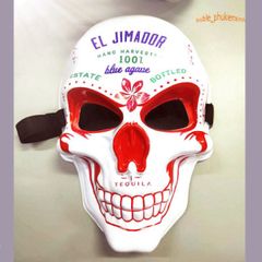 Mặt Nạ Đầu Lâu Xương Vẽ Độc Đáo - Trang Trí BarberShop, Tiệm Tóc và Quán Cà Phê - Phụ Kiện Halloween Thú Vị