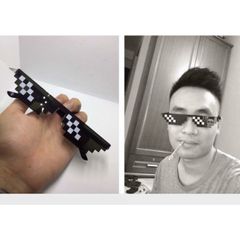 Kính Thug Life 8Bit Chất Lượng Cao - Kính Mát Thời Trang Dành Cho Nam Nữ, Phong Cách Độc Đáo, Thiết Kế Cute, Hot Trend 2023