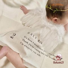 Cánh Thiên Thần Lông Vũ Dễ Thương - Đạo Cụ Chụp Ảnh Sơ Sinh Cho Trẻ Em - Hoàn Hảo Cho Tiệc Tắm, Sinh Nhật, Giáng Sinh