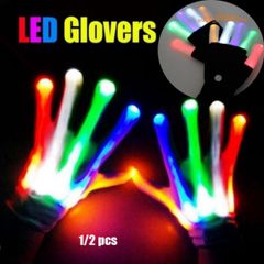 Găng Tay Phát Sáng LED Anime Lấp Lánh - Phụ Kiện Cosplay Độc Đáo Cho Tiệc Halloween, Nhảy Đầm, Concert