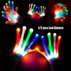 Găng Tay Phát Sáng LED Anime Lấp Lánh - Phụ Kiện Cosplay Độc Đáo Cho Tiệc Halloween, Nhảy Đầm, Concert