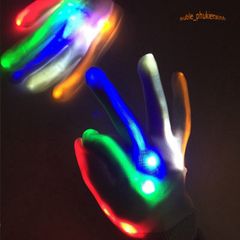 Găng Tay Phát Sáng LED Anime Lấp Lánh - Phụ Kiện Cosplay Độc Đáo Cho Tiệc Halloween, Nhảy Đầm, Concert