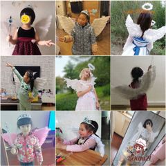 Cánh Thiên Thần Halloween Dễ Thương Siêu Nhẹ Bằng Lông Vũ - Phụ Kiện Hóa Trang Cho Tiệc Cosplay và Sự Kiện Giải Trí