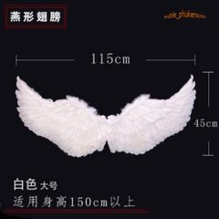 Cánh Thiên Thần Hóa Trang Trẻ Em Gemvan - Cánh Lông Vũ Bạch Để Tiệc Halloween, Cosplay, Chụp Ảnh, Lễ Hội