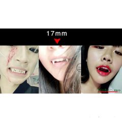 Răng Nanh Giả Răng Khểnh Cao Cấp 17mm, 19mm - Cosplay Hóa Trang + Keo Dán 50K Tặng Kèm