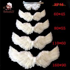 Cánh Thiên Thần và Cánh Ác Quỷ - Đạo Cụ Chụp Ảnh Halloween, Phụ Kiện Cosplay Độc Đáo với Đũa Ma Thuật và Băng Đô