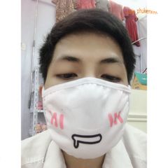 Khẩu Trang Vải Hoạt Hình Dễ Thương - Khẩu Trang Có Thể Giặt, Tái Sử Dụng - Phong Cách Trẻ Trung Bảo Vệ Sức Khỏe