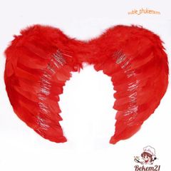 Cánh Thiên Thần Trắng Đính Lông Vũ Kèm Dây Đeo Cho Bé - Trang Trí Tiệc Giáng Sinh, Halloween, Hóa Trang, Đám Cưới