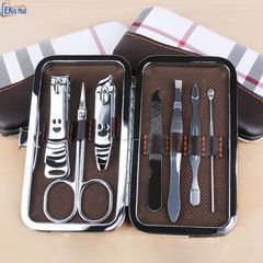 Bộ sản phẩm cắt móng tay cao cấp 7 món - Bộ chăm sóc móng chất lượng, thép không gỉ, nhỏ gọn du lịch, quà tặng hoàn hảo