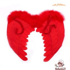 Cánh Thiên Thần Đỏ Trắng Cosplay - Phụ Kiện Chụp Hình Thời Trang Độc Đáo cho Tiệc, Hóa Trang, và Sự Kiện Lễ Hội