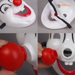 Mặt Nạ Chú Hề Mũi Đỏ Hài Hước - Phụ Kiện Halloween Độc Đáo Cho Lễ Hội, Biểu Diễn Sân Khấu, Hóa Trang Thú Vị