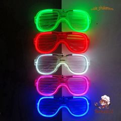 Kính Mát LED Phát Sáng - Kính Cosplay Độc Đáo Cho Tiệc Tùng Halloween và Nghệ Thuật Phát Sáng Neon