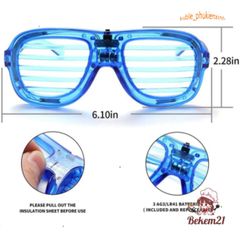 Kính Mát LED Phát Sáng - Kính Cosplay Độc Đáo Cho Tiệc Tùng Halloween và Nghệ Thuật Phát Sáng Neon
