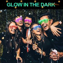Kính Mát LED Phát Sáng - Kính Cosplay Độc Đáo Cho Tiệc Tùng Halloween và Nghệ Thuật Phát Sáng Neon