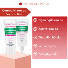 Bộ Serum & Kem Ngăn Ngừa Rạn Da Somatoline Cosmetic – Mờ Rạn, Dưỡng Ẩm Da, Tăng Độ Đàn Hồi Dành Cho Mẹ Bầu
