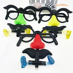 Mắt Kính Chú Hề Vui Nhộn Có Mũi Và Râu - Phụ Kiện Sống Động Cho Bữa Tiệc, Thú Vị Cho Mọi Lứa Tuổi