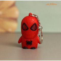 Móc Khóa LED Siêu Anh Hùng Phát Sáng 3 Trong 1 - Âm Thanh Vui Nhộn, Đèn Pin Tiện Dụng Cho Fan Marvel