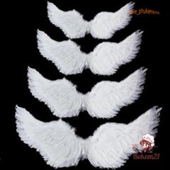 Đôi Cánh Thiên Thần Cosplay Trắng cho Bé - Trang Phục Hóa Trang Tiệc Tùng 27 Cỡ, Hoàn Hảo cho Biểu Diễn và Chụp Ảnh Sự Kiện