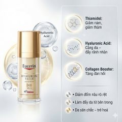 Tinh chất Eucerin 3D Elasticity Serum 30ml - Hỗ trợ mờ đốm nâu, giảm nếp nhăn và cải thiện độ săn chắc cho da